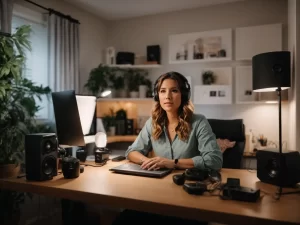 Sarah, a podcaster, used EVA foam to dampen ambient noise in her home office, which doubled as her recording space. She found the foam easy to install and effective in reducing background noise.